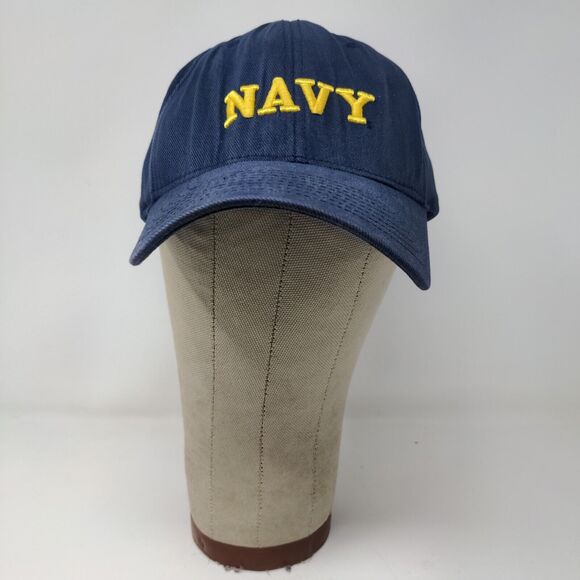 Nike Team Navy Fitted Hat Blue Size Universal Fit Embroidered Logo - Picture 2 of 12